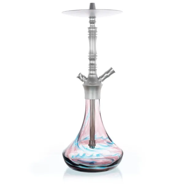 Aladin Shisha Bowl Adapter Set with 18/8 Ground - silver